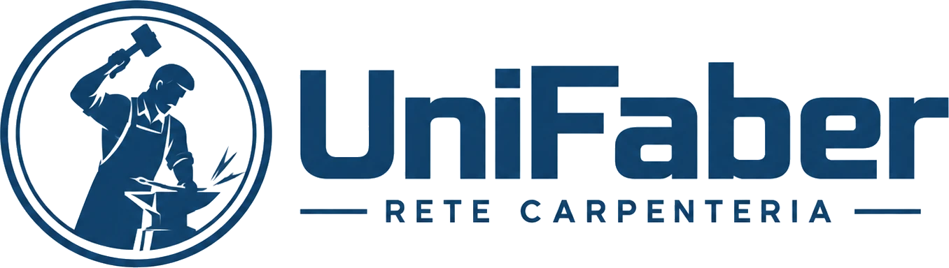 Logo UniFaber, rete italiana per la carpenteria